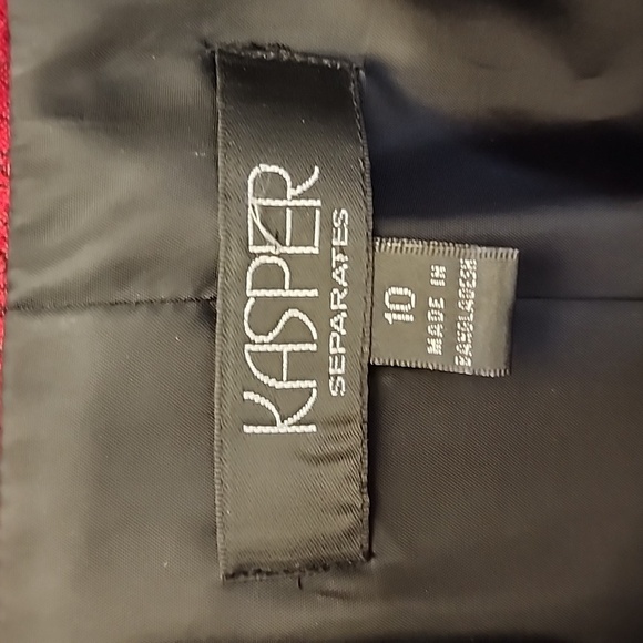 Just Gorgeous, Red Kasper Blazer Sz 10 - Picture 2 of 8